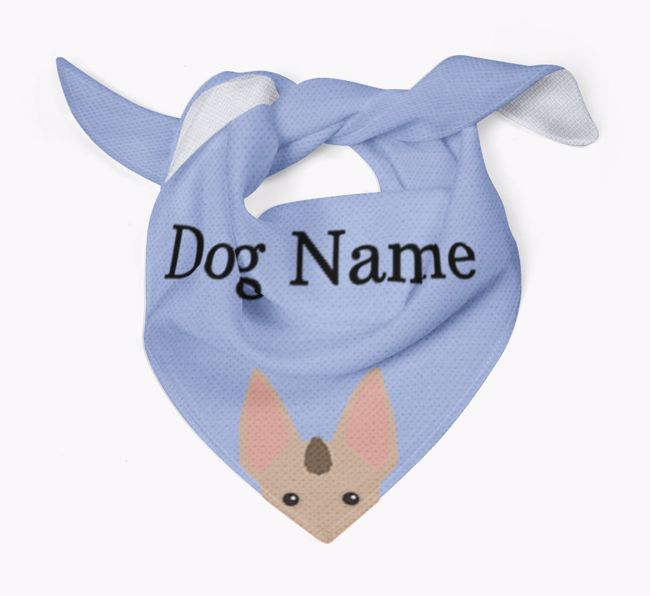 Personalized Dog Bandana with Peeking Yappicons for {dogsName}